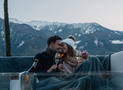 Romantic New Year's Eve in the mountains