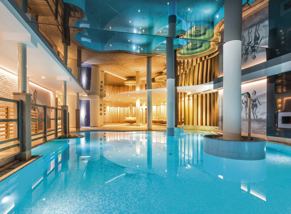 Luxuriöses Wellnesshotel mit Pools nahe Meran, Naturns Luxuriöses Wellnesshotel mit Pools nahe Meran, Naturns